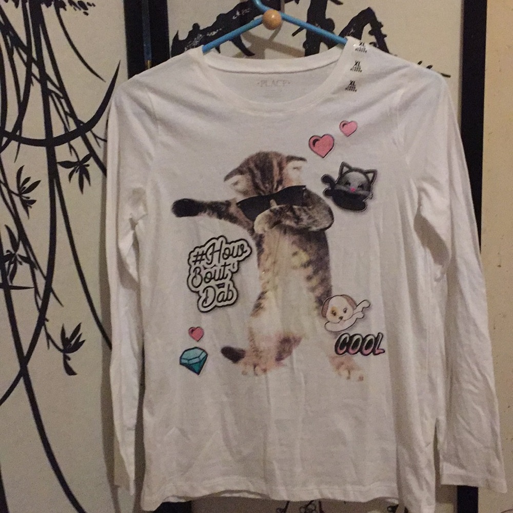 White Long Sleeve T Shirt